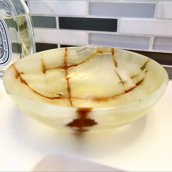 Natural Gemstone Dish from Arizona - Picture 2 of 5